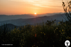 Tramonto montagna Calvana